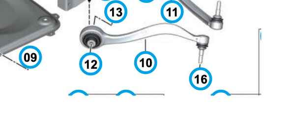 Unibal bearings for front axle struts